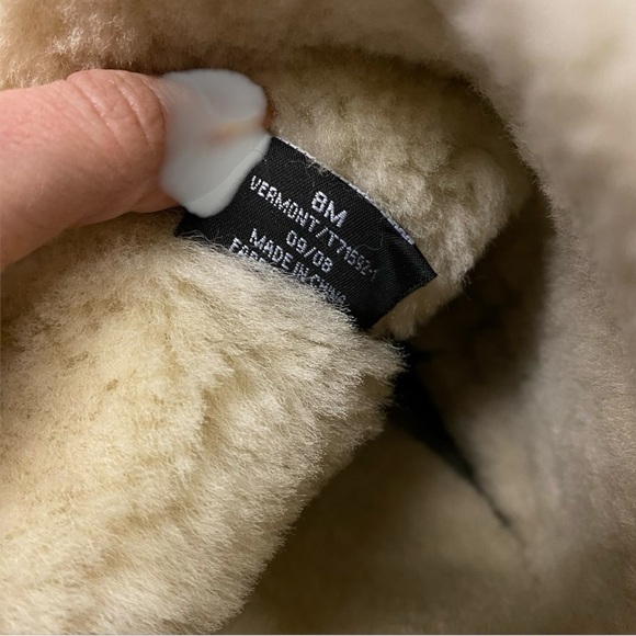 SANTANA Canada Shearling Boots Sz 8 Brown - Picture 7 of 13